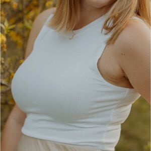 Michael Stars White Tank Top